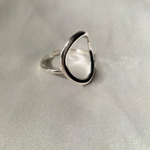 Ρυθμιζόμενο Οβάλ γυναικείο δαχτυλίδι από ασήμι 925. - ασήμι 925, γεωμετρικά σχέδια, boho, αυξομειούμενα - 4