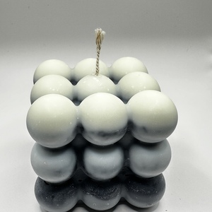 Φυτικό κερί Bubble candle - αρωματικά κεριά, κύβος