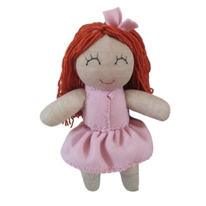 Χειροποίητη κούκλα 28 cm - κορίτσι, λούτρινα, κουκλίτσα