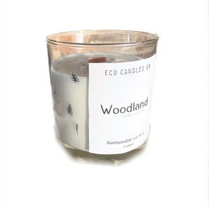 Kερί σόγιας σε βαζάκι Woodland - αρωματικά κεριά