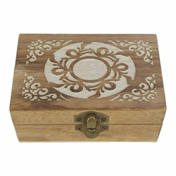 Κουτί ξύλινο με 4 μικρά σαπουνάκια - χεριού, προσώπου, σώματος - 2