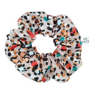 Xl Leopard scrunchy - ύφασμα, λαστιχάκια μαλλιών