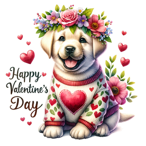 Αφίσα - Poster Valentine Puppy 12, 21x30εκ. - αφίσες