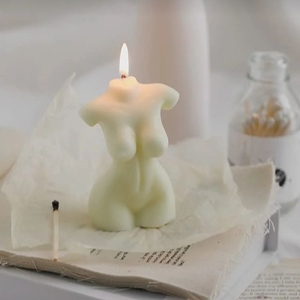 Woman body candle