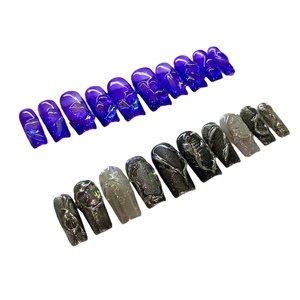 RTS - Press On Nails in Medium Square- Size Small - DUO 6- Ready To Ship