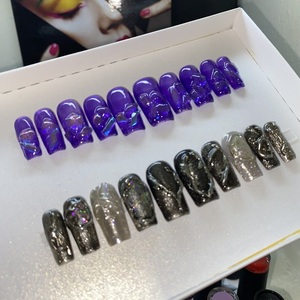 RTS - Press On Nails in Medium Square- Size Small - DUO 6- Ready To Ship - 2