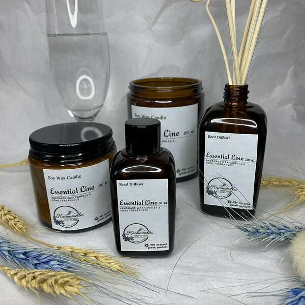 Αρωματιστής Χώρου Essential Line by Kaimemellei 50 ml / Reed Diffuser Caramel - αρωματικά χώρου - 5