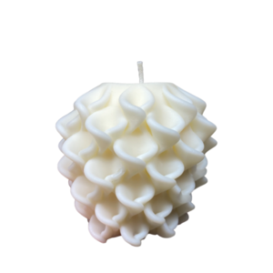 Χειροποιητο Λευκο Κερι *Morning Glory Flower* , Σε Αρωμα PATISSERIE, 175γρ. - αρωματικά κεριά, αρωματικό χώρου, 100% φυτικό, soy wax, soy candles