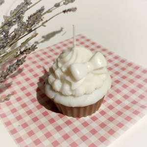 Cupcake Candle με άρωμα της επιλογής σας ( 135γρ., 7εκ. Ύψος, 8εκ. Πλατος ) - αρωματικά κεριά, αρωματικό - 3