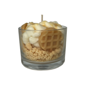 Waffles whipped cream/χειροποιητο κερι-210gr - αρωματικά κεριά