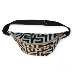 Τσάντα μέσης, Artemis Collection The Belt Bag, υφαντο ύφασμα 46*22*13cm - ύφασμα, all day, μέσης, πρακτικό δωρο - 3