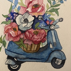 Flower moto