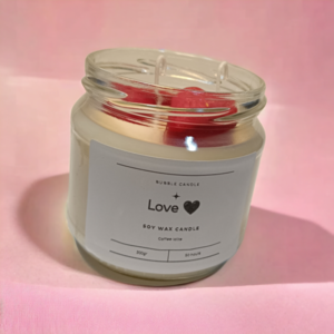 Κερί σόγιας 300gr sweet heart - αρωματικά κεριά, αγ. βαλεντίνου, δωρο για επέτειο - 3