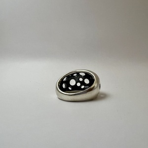 Silver Planet Dome δαχτυλίδι ασήμι 925 - ασήμι 925, γεωμετρικά σχέδια, σταθερά - 3
