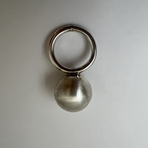 Silver Sphera mat δαχτυλίδι ασήμι 925 - ασήμι 925, γεωμετρικά σχέδια, χειροποίητα, σταθερά - 4