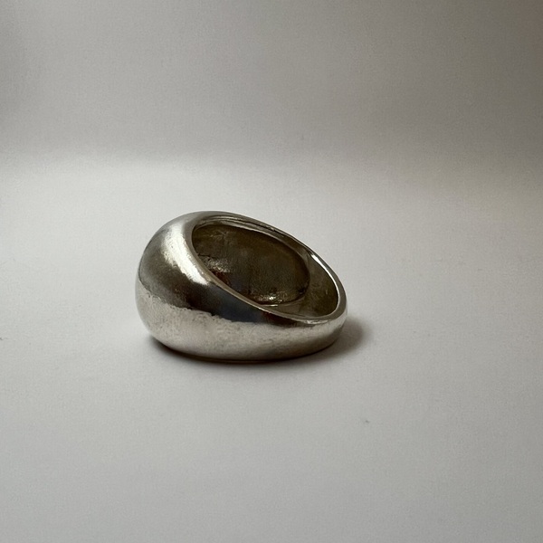 Silver Dome δαχτυλίδι ασήμι 925 - ασήμι 925, γεωμετρικά σχέδια, σταθερά - 2