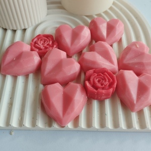 Wax melts από κερί σόγιας για την γιορτή του Αγ.Βαλεντινου 100 gr. - αρωματικά κεριά, αγ. βαλεντίνου, soy wax, vegan κεριά - 2