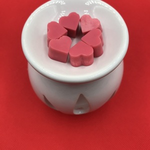 Wax melts καρδούλες Σόγιας(20gr) σε Αρωματιστή. - αρωματικά κεριά