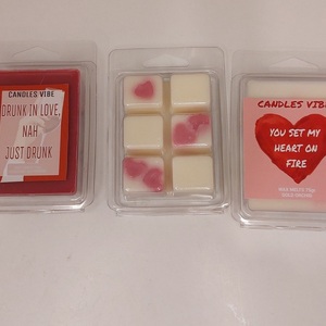 Cube Wax Melts 75gr. VALENTINE'S COLLECTION - κερί, αρωματικά κεριά - 3