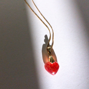 Κολιέ My Valentine ( ασήμι 925, χρυσό, 45 cm) - επιχρυσωμένα, ασήμι 925, καρδιά, κοντά, αγ. βαλεντίνου - 4