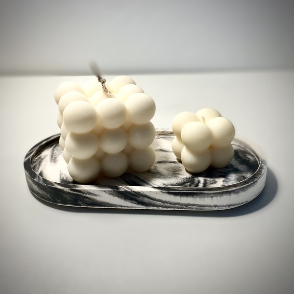 Bubble Cube - αρωματικά κεριά, κεριά, vegan κεριά - 4