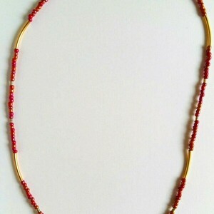 κολιε beaded - γυαλί, χάντρες, κοντά, seed beads