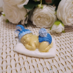 Σαπουνάκι μωρό με σκούφο (baby shower Soap - μπομπονιέρα) - κορίτσι, αγόρι, baby shower - 4