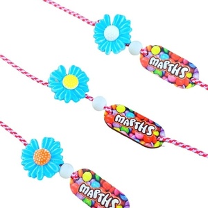 Μάρτης με smarties - γυαλί, χάντρες, αυξομειούμενα