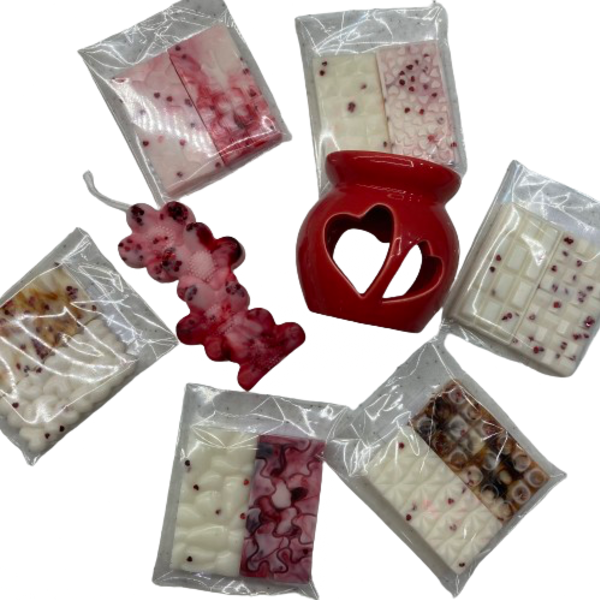 Valentine’s combo kit - κερί, αρωματικά κεριά
