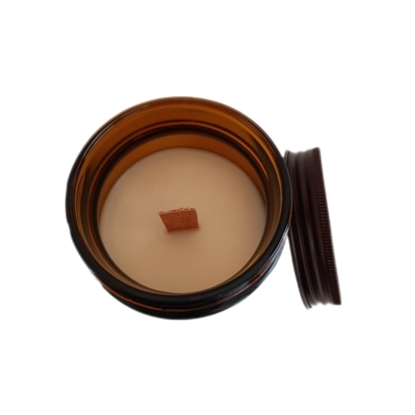 ΦΥΤΙΚΟ ΚΕΡΙ ΣΟΓΙΑΣ 180gr - αρωματικά κεριά, φυτικό κερί, 100% φυτικό - 3