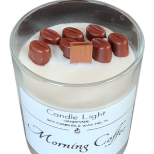 Morning Coffee χειροποίητο κερί 150γρ - κερί, αρωματικά κεριά, κερί σόγιας, soy candle, soy wax