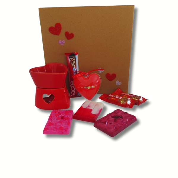 Πακέτο δώρου Valentine's edition: "3 Reasons I love U"' - κερί, αγ. βαλεντίνου, μαρτάκια, αρωματικό χώρου, σετ δώρου