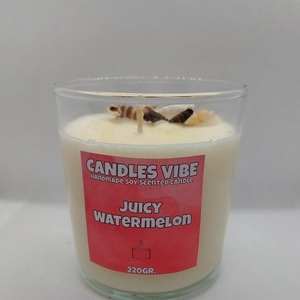 JUICY WATERMELON 220GR. - αρωματικά κεριά, φυτικό κερί, soy candle
