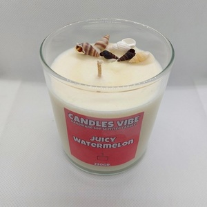 JUICY WATERMELON 220GR. - αρωματικά κεριά, φυτικό κερί, soy candle - 2