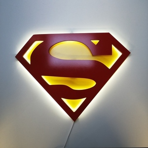 Φωτιστικό τοίχου ''SUPERMAN'' - αγόρι, ήρωες κινουμένων σχεδίων