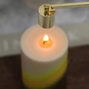 Candle Snuffer / Μαύρο & Χρυσό - αρωματικά κεριά, vegan κεριά - 5