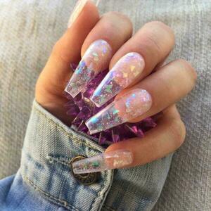 Press On Nails - Transparent Sparkle