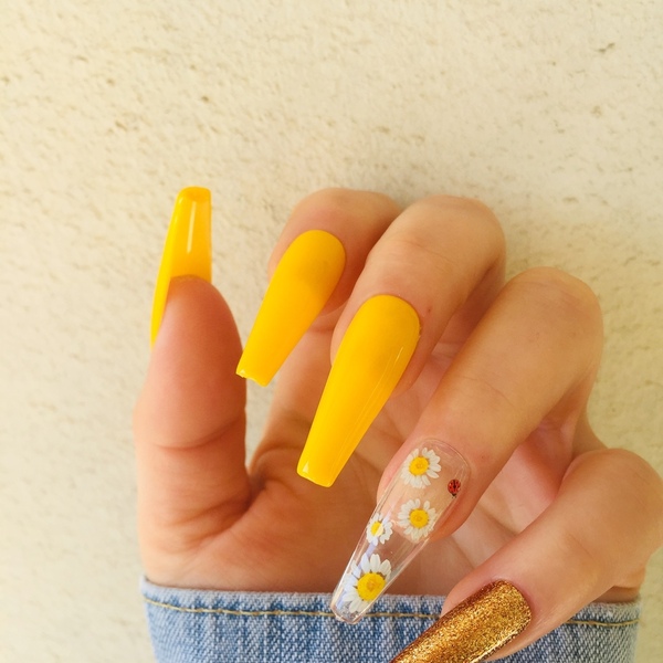 Press On Nails - Sunflower
