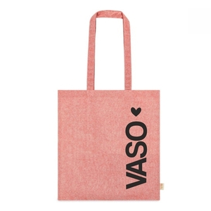 TOTE BAG "NAME " COTTON BAG - ΚΟΚΚΙΝΟ ΧΡΩΜΑ - ύφασμα, ώμου, πάνινες τσάντες