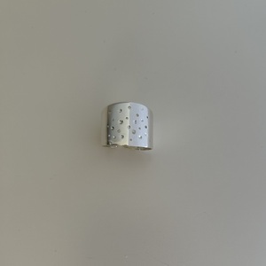 Hollow| Ασήμι 925 χειροποίητο δαχτυλίδι - ασήμι 925, γεωμετρικά σχέδια, επιπλατινωμένα, αυξομειούμενα, φθηνά - 2