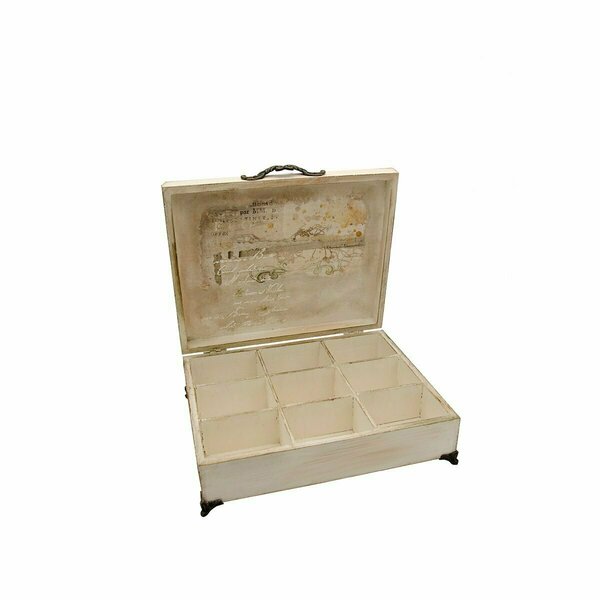 Κουτι ξύλινο με 9 θήκες - ξύλο, κουτιά αποθήκευσης, αξεσουάρ γραφείου - 2