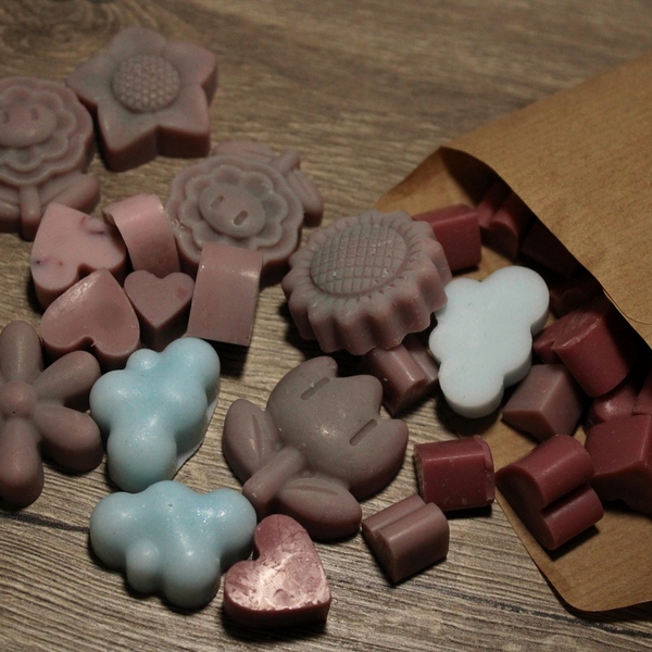 Wax melts με κερί ελαιοκράμβης & καρύδας - αρωματικά κεριά - 5