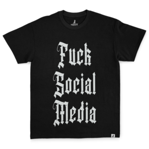 F*** SOCIAL MEDIA - t-shirt, unisex gifts, 100% βαμβακερό