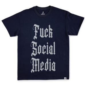 F*** SOCIAL MEDIA - t-shirt, unisex gifts, 100% βαμβακερό - 2