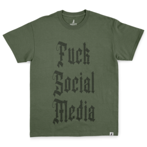 F*** SOCIAL MEDIA - t-shirt, unisex gifts, 100% βαμβακερό - 3