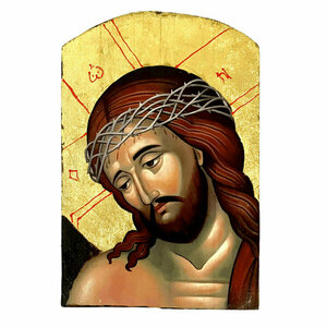 Ιησούς Χριστός Νυμφίος Χειροποίητη Εικόνα Σε Ξύλο 15x22cm - πίνακες & κάδρα, πίνακες ζωγραφικής
