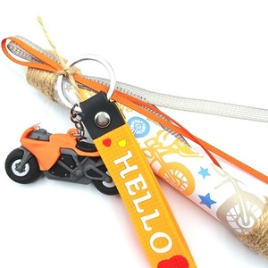 Λαμπάδα μηχανή πορτοκαλί με το όνομα του παιδιού - αγόρι, λαμπάδες, για εφήβους, σπορ και ομάδες, προσωποποιημένα - 3