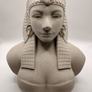 Κλεοπάτρα - Γύψινο αγαλματίδιο με την μορφή της. (18εκ) - διακοσμητικά, γύψος