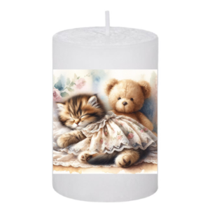 Κερί Cats - Kitten & Teddy Bear 1, 5x7.5cm - αρωματικά κεριά