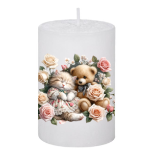 Κερί Cats - Kitten & Teddy Bear 3, 5x7.5cm - αρωματικά κεριά